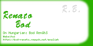 renato bod business card